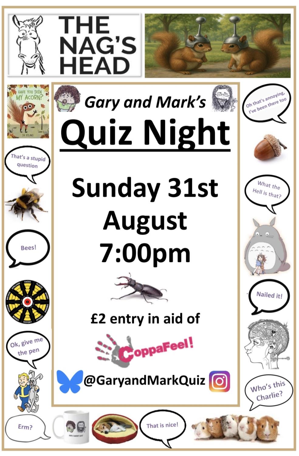Gary & Mark's Charity Fun Quiz!